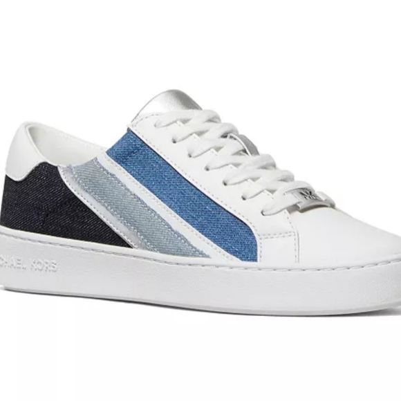 Michael Kors NWT Slade Denim Sneakers - Picture 1 of 6